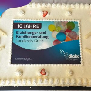 Jubiläumstorte zur Feier des Tages