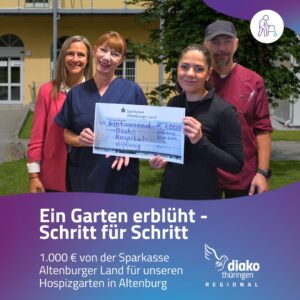 Spendenübergabe der Sparkasse Altenburger Land